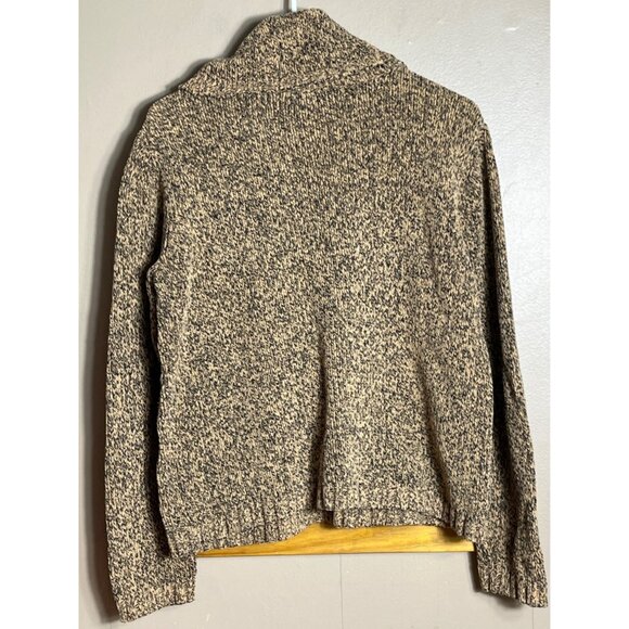 Liz Claiborne Tweed Sweater Beige Turtleneck Cozy Y2K Neutrals Womens S - Picture 3 of 7